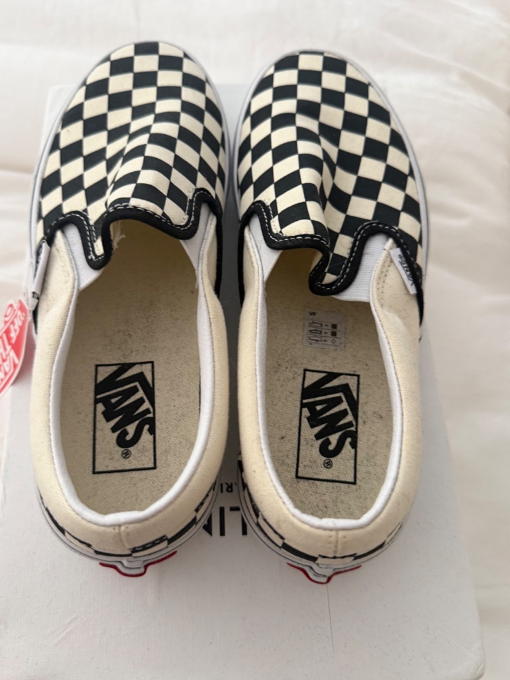 New With Tags OBO Van’s Checkered Sneakers - Picture 2 of 5